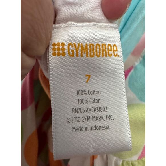 Girls Gymboree Cotton Sun Dress Size 7 Colorful 2010 Polka Dots EUC - Picture 5 of 5